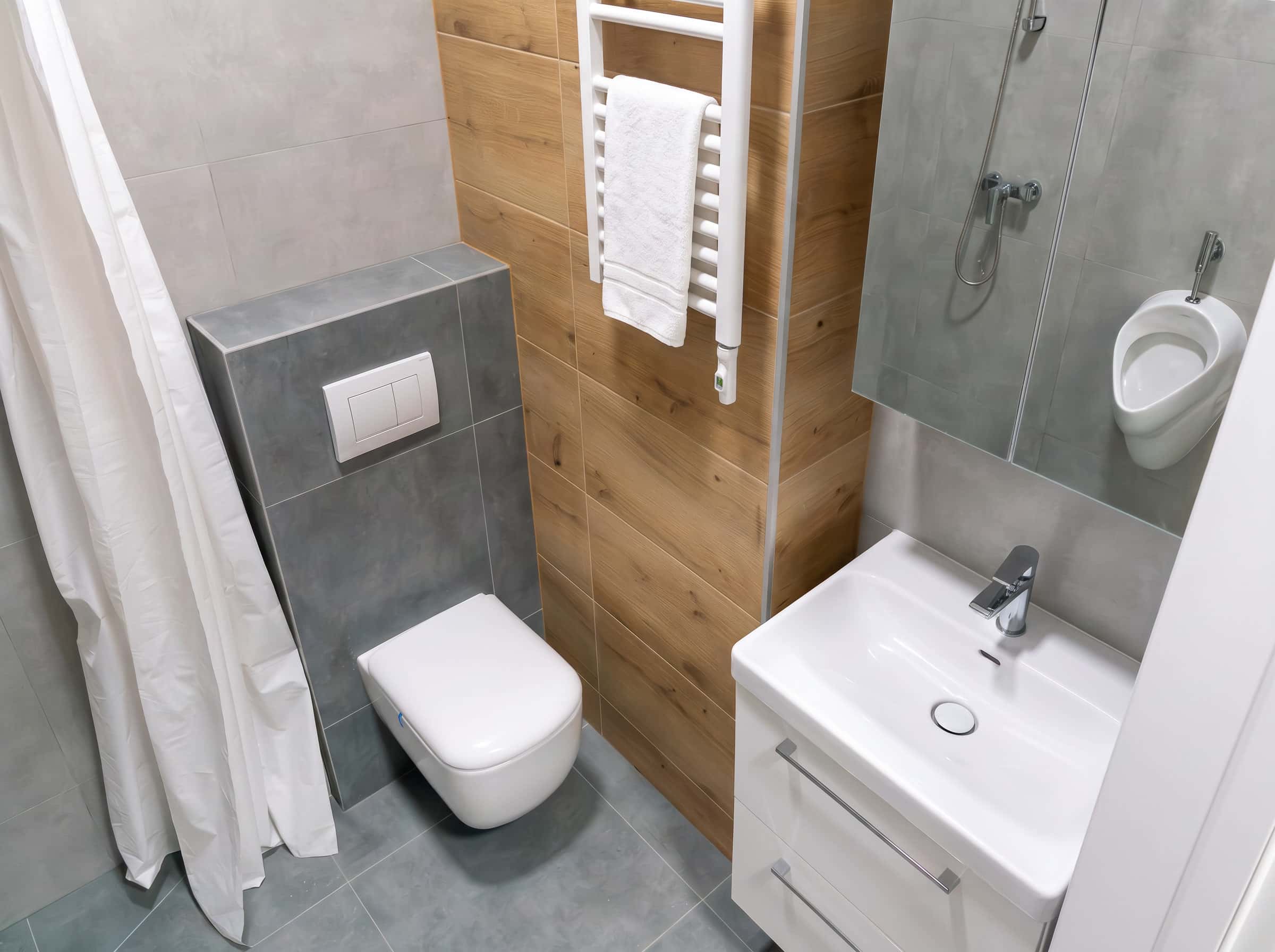 Hotel pracowniczy Karpin - prywatna łazienka z prysznicem w apartamencie Hotel pracowniczy Karpin - prywatna łazienka z prysznicem w apartamencie