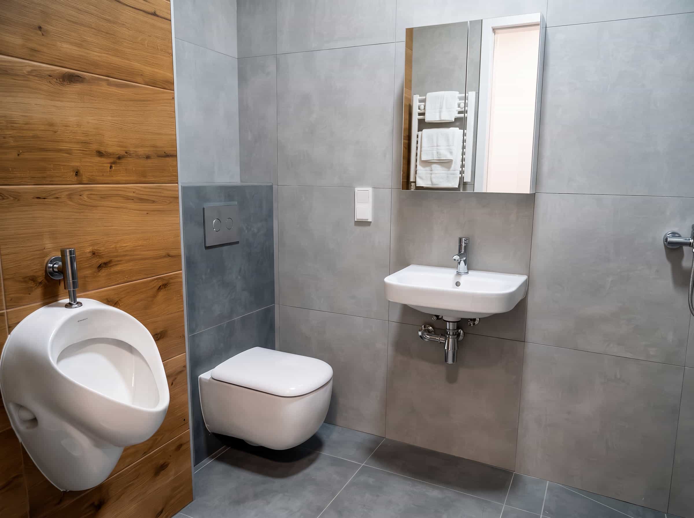 Hotel pracowniczy Karpin - łazienka z WC Hotel pracowniczy Karpin - łazienka z WC